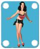 Pin Up Girl Kiss