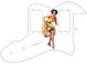 Pin Up Girl Look Back White - Vintera '70s Tele Thinline
