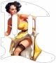 Pin Up Girl Look Back White - Tele Nashville