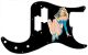 Pin Up Girl Mask BK