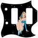 Pin Up Girl Mask BK