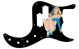 Pin Up Girl Mask BK