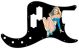 Pin Up Girl Mask BK