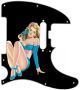Pin Up Girl Mask Black - American Elite Tele