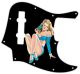Pin Up Girl Mask BK