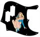 Pin Up Girl Mask BK