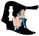 Pin Up Girl Mask BK