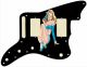 Pin Up Girl Mask BK