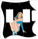 Pin Up Girl Mask BK