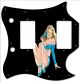 Pin Up Girl Mask BK