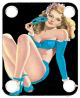 Pin Up Girl Mask BK