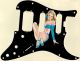 Pin Up Girl Mask Black - HSS Shawbucker Elite Strat