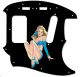 Pin Up Girl Mask BK