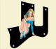 Pin Up Girl Mask BK