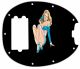 Pin Up Girl Mask BK