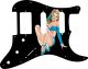 Pin Up Girl Mask BK
