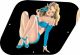 Pin Up Girl Mask BK