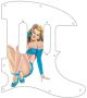 Pin Up Girl Mask WH