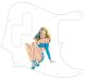Pin Up Girl Mask WH