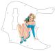 Pin Up Girl Mask WH