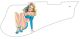 Pin Up Girl Mask WH