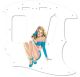 Pin Up Girl Mask WH