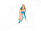 Pin Up Girl Mask WH