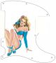 Pin Up Girl Mask WH - Avril Lavigne Tele