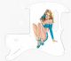 Pin Up Girl Mask WH