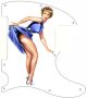 Pin Up Girl Ooops White - Avril Lavigne Tele
