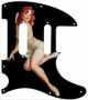 Pin Up Girl Pose 1 Black - Tele Nashville
