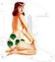 Pin Up Girl Pose 2 - American Elite Tele
