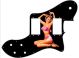 Pin Up Girl Pose 3 Black - Vintera '70s Tele Deluxe