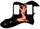 Pin Up Girl Pose 3 Black - Vintera '70s Tele Thinline
