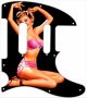 Pin Up Girl Pose 3 Black - Tele Nashville