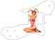 Pin Up Girl Pose 3 White - Vintera '70s Tele Custom