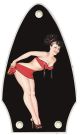 Pin Up Girl Red Skirt BK