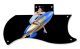 Pin Up Girl Rockets Away BK
