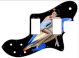 Pin Up Girl Rockets Away Black - '72 ReIssue Deluxe Tele