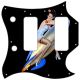 Pin Up Girl Rockets Away BK
