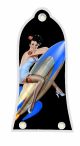 Pin Up Girl Rockets Away BK