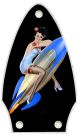 Pin Up Girl Rockets Away BK