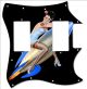 Pin Up Girl Rockets Away BK