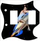Pin Up Girl Rockets Away BK