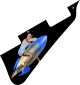 Pin Up Girl Rockets Away BK