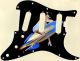Pin Up Girl Rockets Away Black - SSS Elite Strat