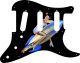 Pin Up Girl Rockets Away BK - Vintera '60s Strat