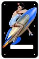 Pin Up Girl Rockets Away BK