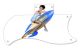 Pin Up Girl Rockets Away WH