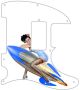 Pin Up Girl Rockets Away WH